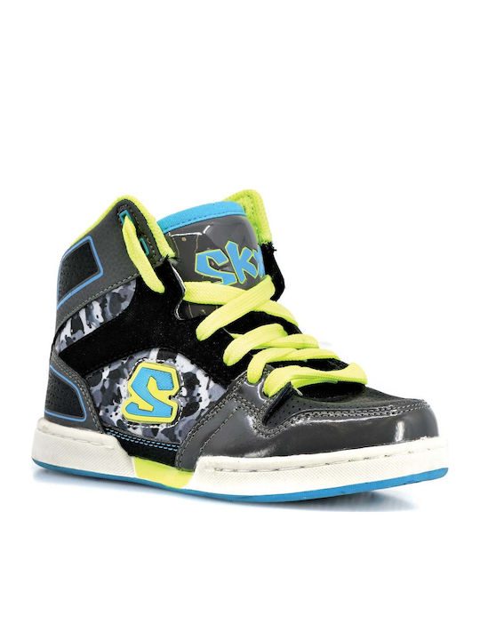 Skechers Παιδικό Sneaker High για Αγόρι Γκρι