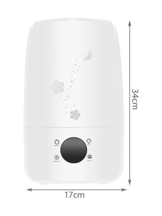 Malatec Led Συσκευή Αρωματοθεραπείας 11030 Λευκή 250ml