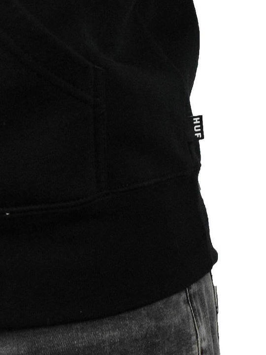 Sweatshirt mit Kapuze Schwarz