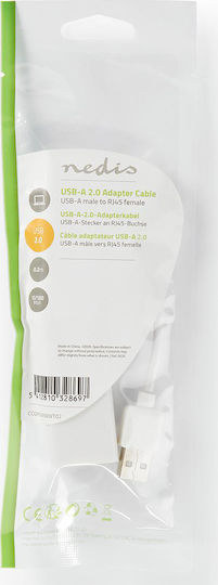 Nedis CCGP60950WT02 Αντάπτορας Δικτύου USB με Ενσύρματη Σύνδεση Ethernet