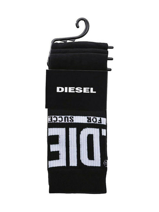 Diesel Ανδρικές Κάλτσες Μαύρες 3Pack