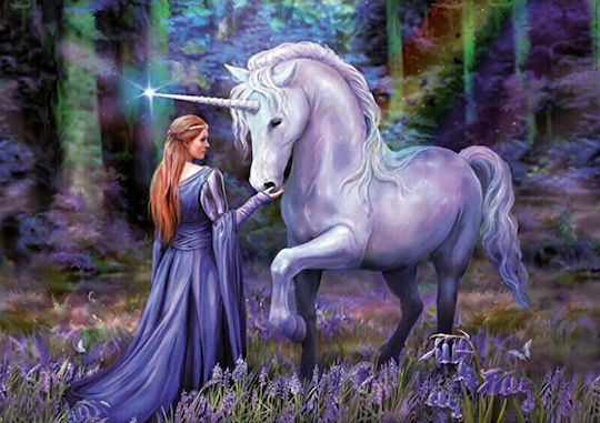 Puzzle Bluebell Woods Anne Stokes 2D 1000 Piese