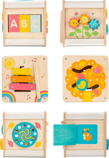 Le Toy Van Παιχνίδι Ταξινόμησης Σχημάτων Petit Activity Cube από Ξύλο για 24+ Μηνών