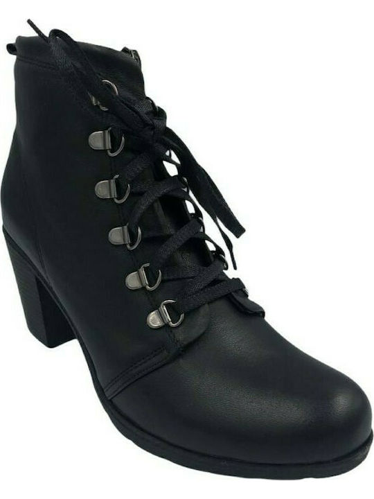 Safe Step 19206 Leder Damen Knöchelstiefel Schwarz