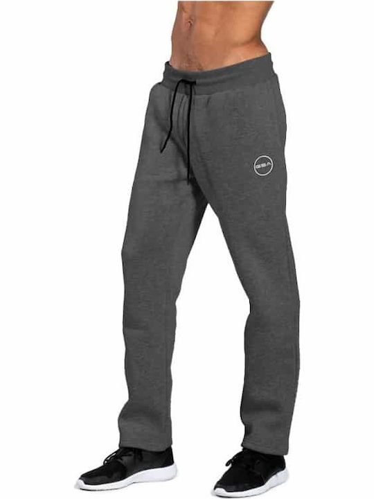 Supercotton Bootcut 17-17028 Sweatpants with Elastic Charcoal