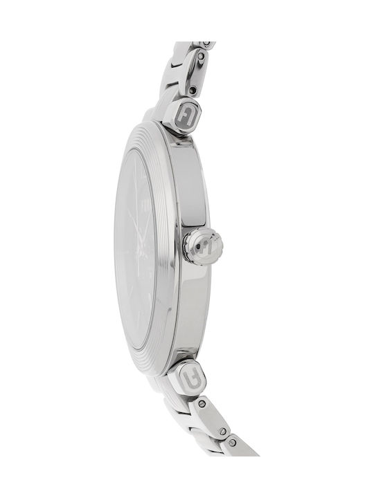 Furla Damen Uhr Chronograph mit Silber Metallarmband