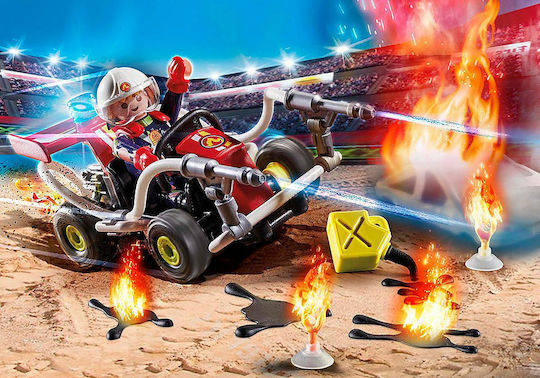 Playmobil Stunt Show Stunt Show Fire Quad for 4-10 years old