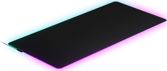 SteelSeries QCK Prism Cloth Gaming Mouse Pad XXL (1220mm) με RGB Φωτισμό Μαύρο 63511