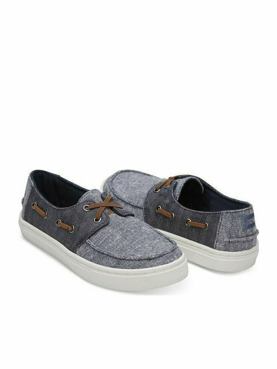 Anatomice Pantofi copii din material textil cu șireturi Albastru Culver