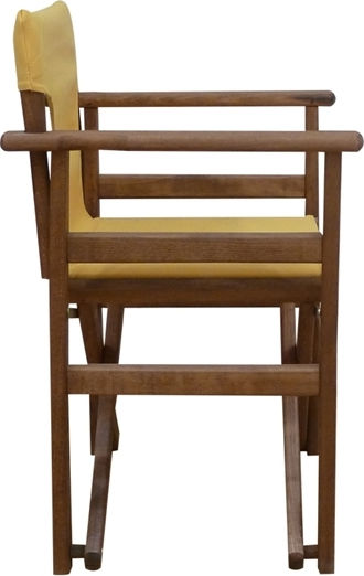 Director's Torino Walnut - Yellow 59x51x85cm Director's Torino Walnut - Yellow 59x51x85cm