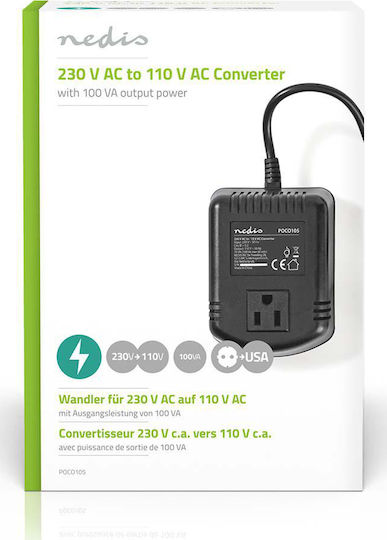 Nedis Universelles Netzadapter 0.9A mit Leistung 100W (POCO105)