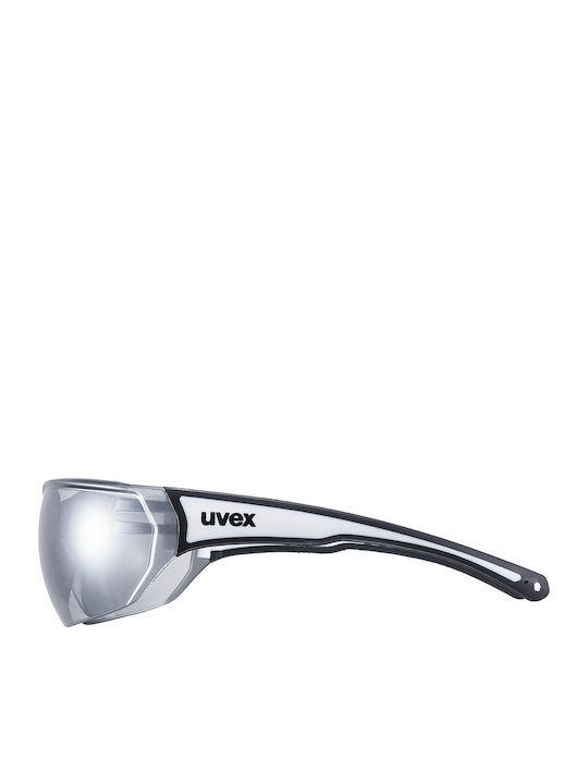 Uvex Sportstyle 204 Herren Sonnenbrille mit Weiß Kunststoff Gestell und Gray Linse S5305252816
