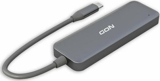 NOD Hybrid Hub 4 USB 3.1 Ports With USB-C Connection