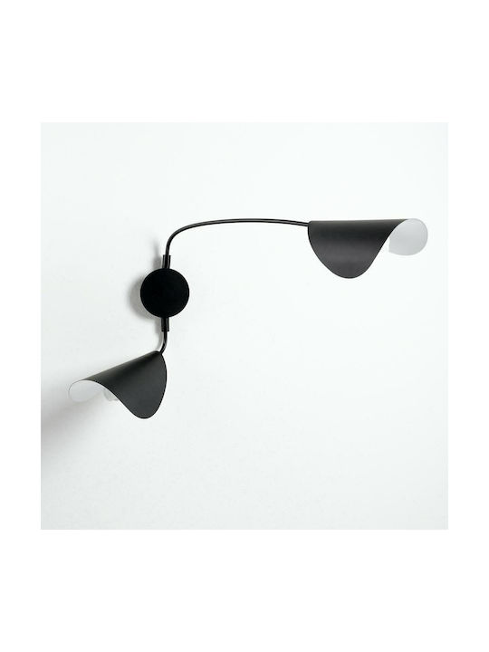 Am.Pm Modern Leuchte Wand mit Fassung E14 Schwarz 102cm