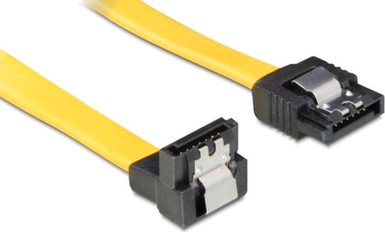Powertech 7-Pin SATA III - 7-Pin SATA III Kabel 20cm Gelb (CAB-W027)