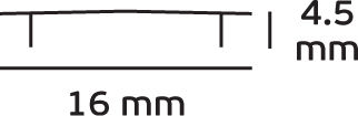 VK Lighting Εξάρτημα Ταινίας LED 16mm 2τμχ 75165-039264