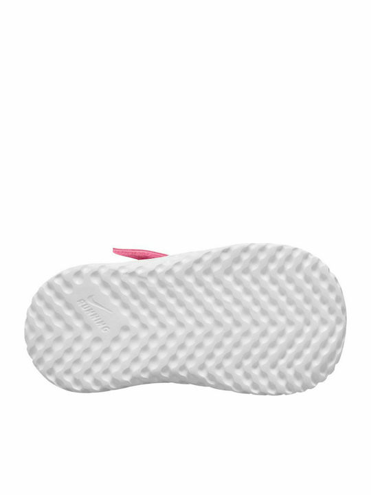 Revolution Revolution 5 Kids Sports Shoes Running with Hoop & Loop Closure Sunset Pulse / Black / White