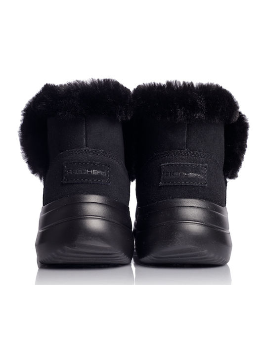 Go Midtown So Plush Suede Women's Chelsea Boots Black