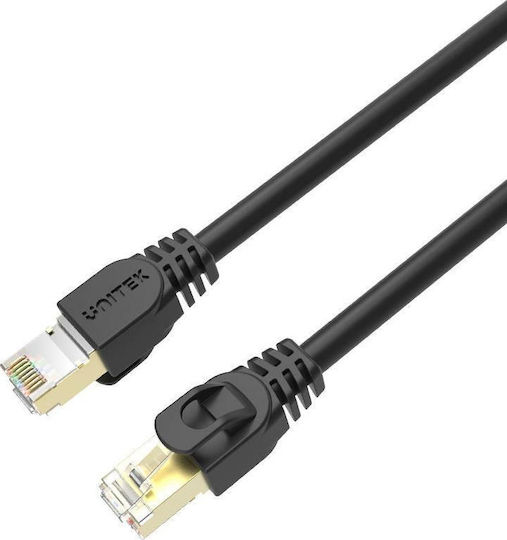 Unitek S/FTP Cat.7 (10Gbps) Καλώδιο Δικτύου Ethernet 3m Μαύρο