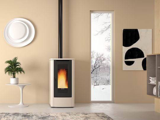La Nordica Teorema Пелетна печка 10кВт Ivory