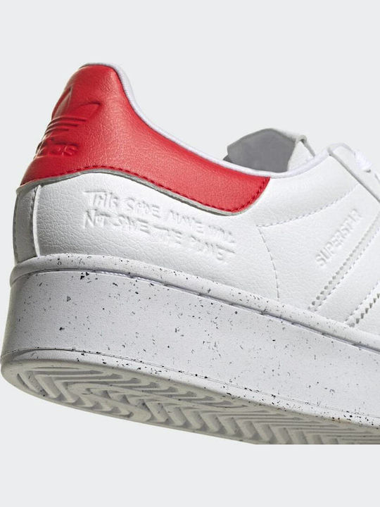 Superstar Bold Sneakers Cloud White / Red