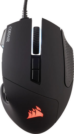 Corsair Scimitar RGB Elite Gaming Ποντίκι 18000 DPI Μαύρο