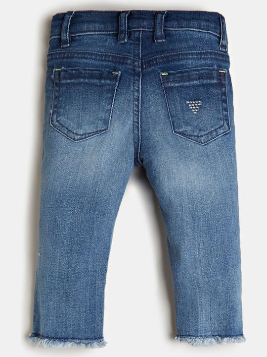 Guess Kids' Jeans Blue Jeans with Logo with Glitter