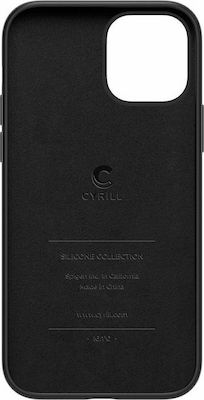 Spigen Cyrill Umschlag Rückseite Silikon Schwarz (iPhone 12 Pro Max) ACS01652