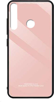 Forcell Glass Plastic Back Cover Pink (Huawei P40 Lite E)