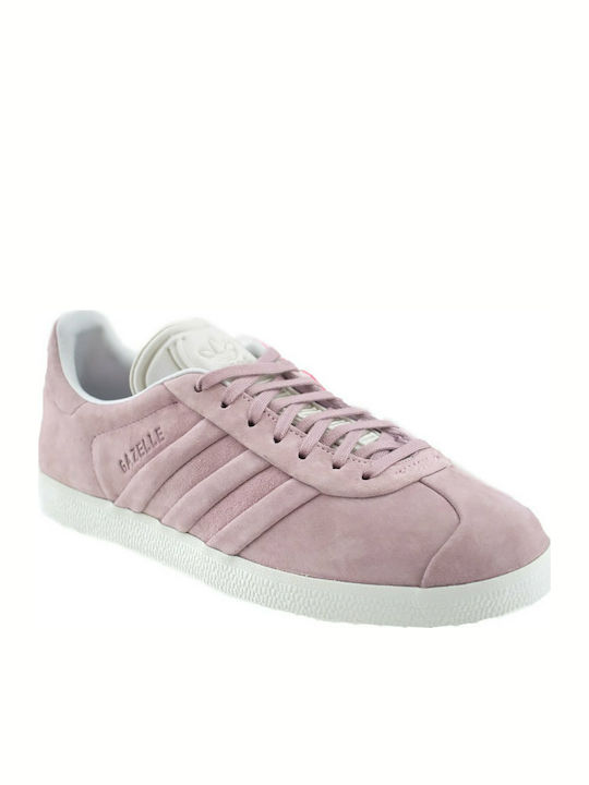 Adidas Gazelle Stitch And Turn Γυναικεία Sneakers Wonder Pink / Cloud White