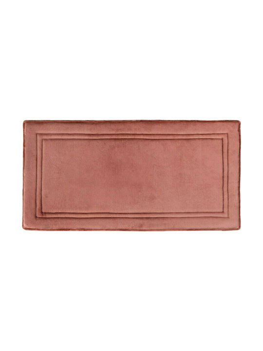Guy Laroche Softy Modern Velvet Bedroom Rugs Set Cayenne 1176086220002 3pcs