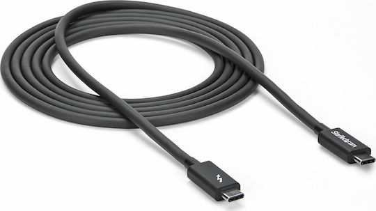 StarTech Thunderbolt 3 Cable Μαύρο 2m (TBLT3MM2M)
