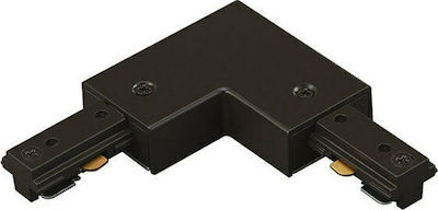 Aca Track Connector for Spotlights Angle 2 Cables Black Black 2WLB