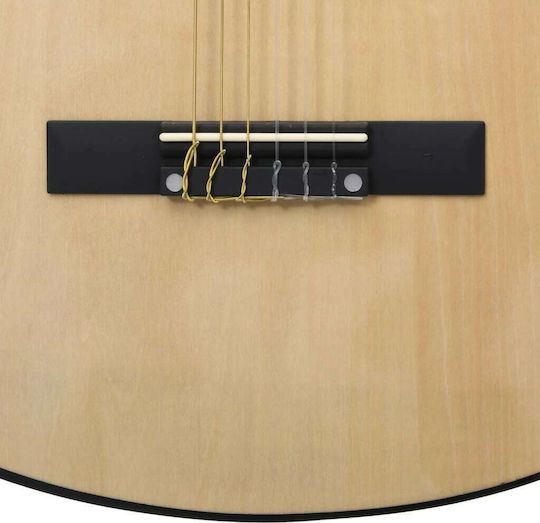 vidaXL Κλασική Κιθάρα 4/4 Light Wood