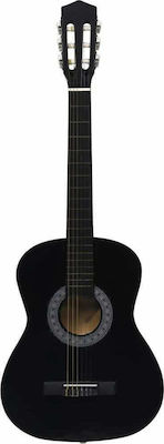 vidaXL Classical Beginner and Kids 36" Kids Classical Guitar 3/4 Black