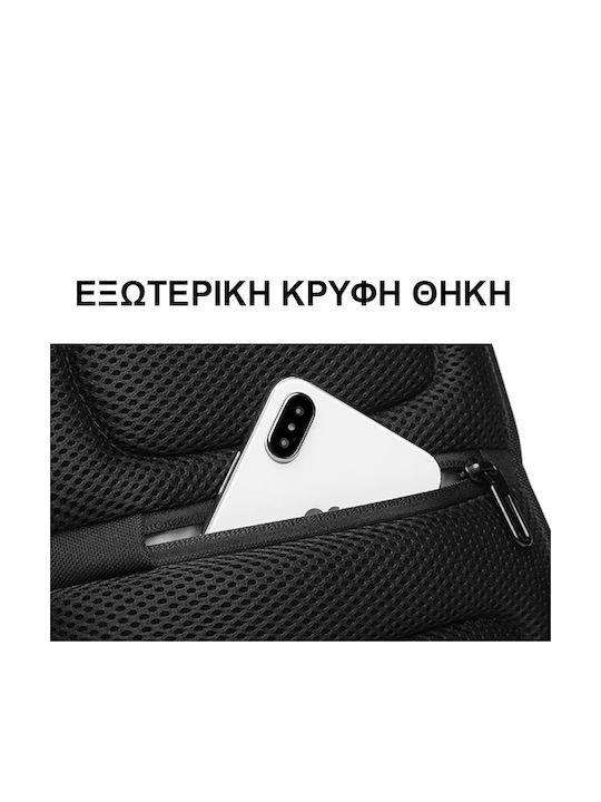 Herrentasche Sling Schwarz