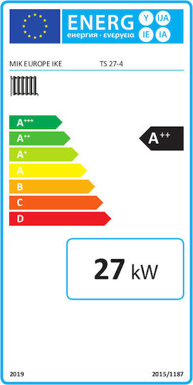 Mytherm IOLI TS 27 Λέβητας Pellet 23215kcal/h Μπεζ