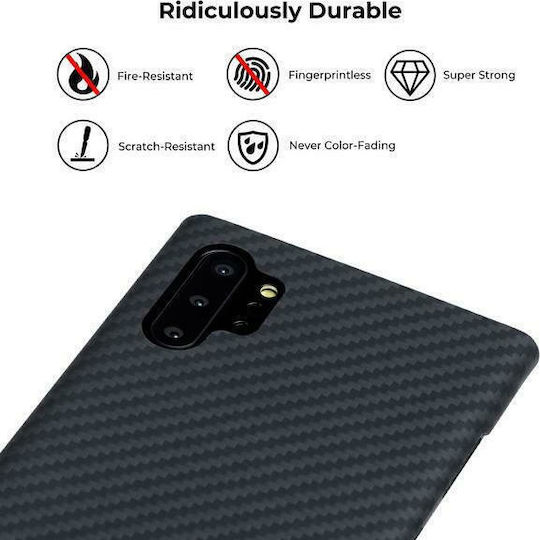 Pitaka Magcase Aramid Kevlar Back Cover Aramid Fiber 0.85mm Μαύρο (Galaxy Note 20)