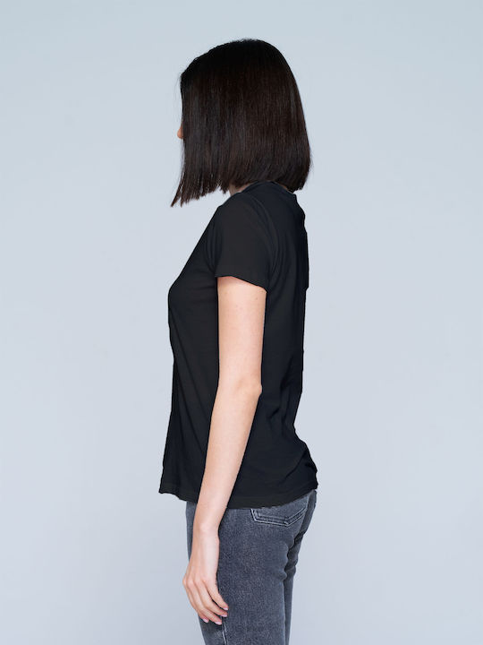 Donna Γυναικείο T-shirt Μαύρο