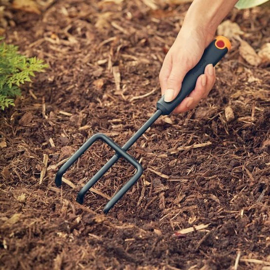 Fiskars Ergo Cultivator Καλλιεργητής Gartenrechen mit Stiel 30.1cm