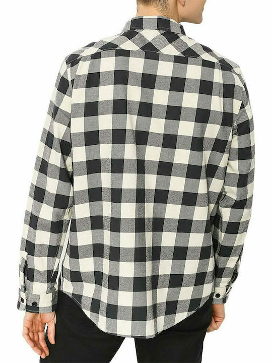 Burton Brighton Men's Checked Shirt with Long Sleeves Multicolour