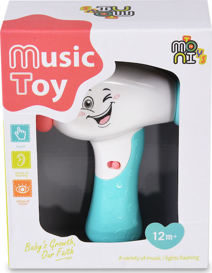 Moni Hammer Toy Hammer with Music for 12++ Months