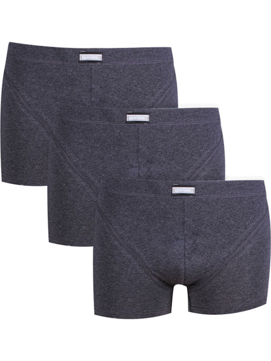 Minerva 90-23026 Men's Boxers Gray 3Pack 90-230...