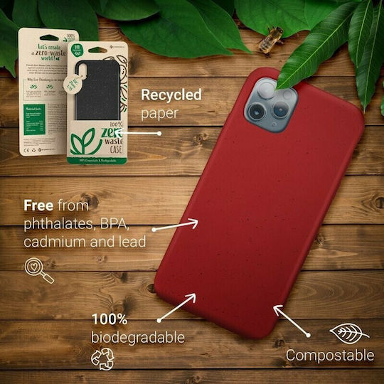 Forever Bioio Back Cover Silicone Red (iPhone 11 Pro Max)