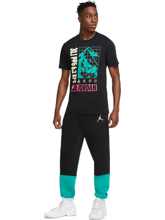 Jumpman Air Sweatpants with Elastic Black