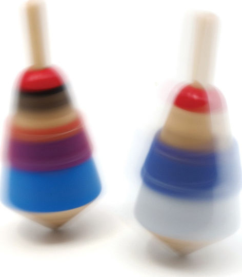 Svoora Wooden Spinning Top Tasos & Golfos For 5+ Years