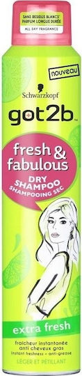 göt2b Instant Fresh-Up Șampon Uscat Păstrarea Culorii pentru Vopsit Păr 200ml