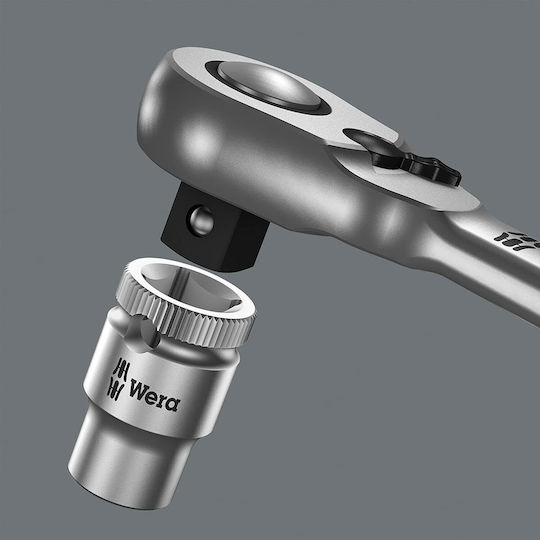 Wera 8004 C Zyklop Metal Ratchet 1/2" 28.1cm with 72 Blades