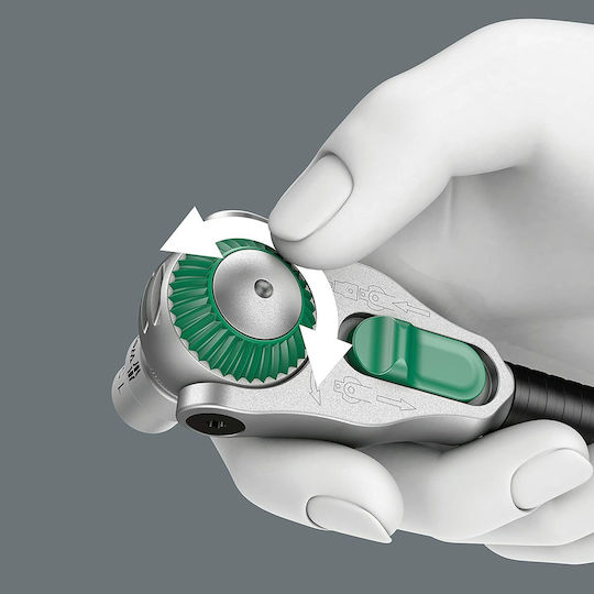 Wera Καστάνια Σπάστη 8000 C Zyklop Speed 72 Δοντιών με Καρέ 1/2" Μήκους 31εκ.