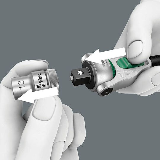 Wera Καστάνια Σπάστη 8000 C Zyklop Speed 72 Δοντιών με Καρέ 1/2" Μήκους 31εκ.